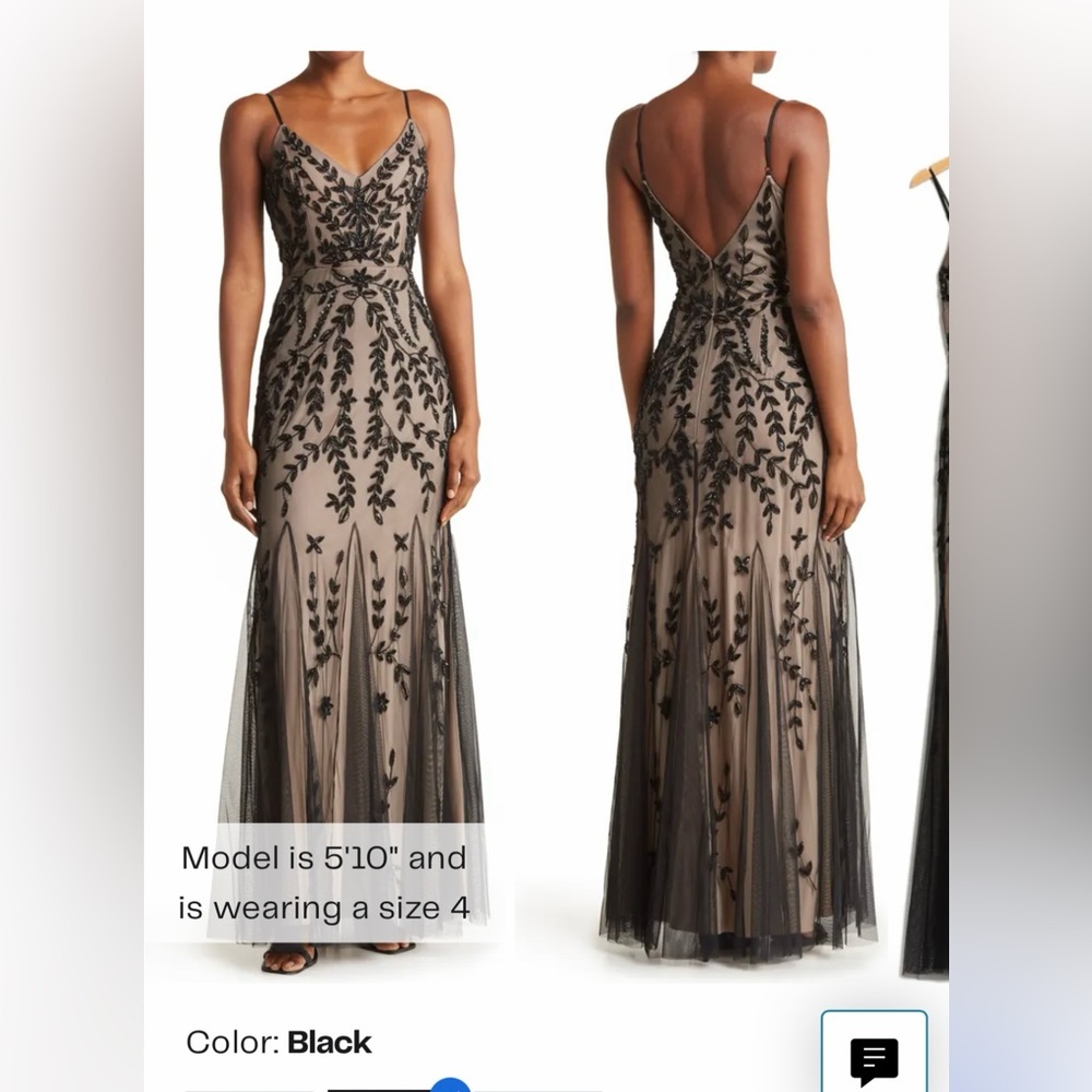 Beautiful beaded gown